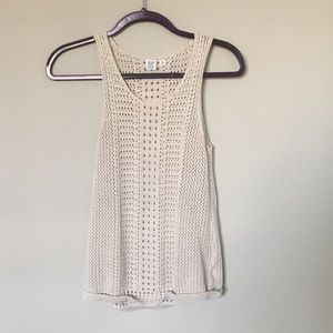Knit gap tank